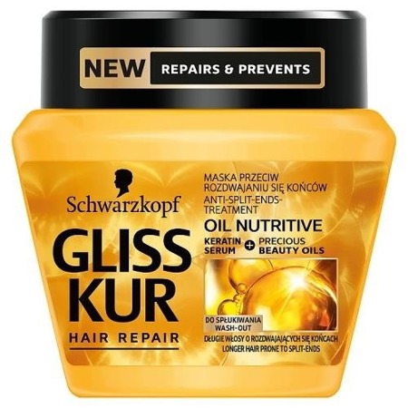 Oil Nutritive Anti-Split-Ends Treatment kaukė nuo galiukų skilinėjimo 300ml