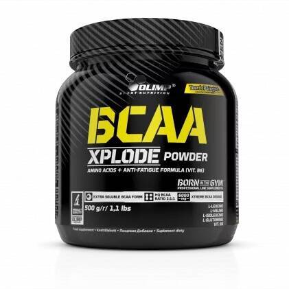 Olimp BCAA Xplode milteliai 500g apelsinų skonio