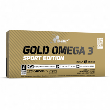 Olimp Gold Omega 3 Sport Edition 120 kapsulių