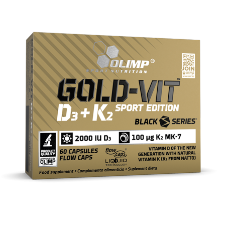 Olimp Omega 3 D3 + K2 Sport Edition 60 kapsulių