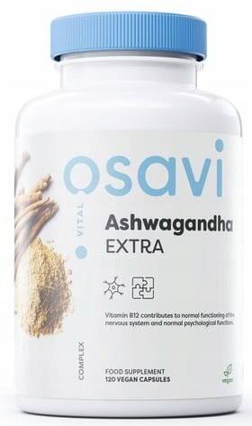 Osavi Ashwagandha Extra 450 mg 120 kapsulių