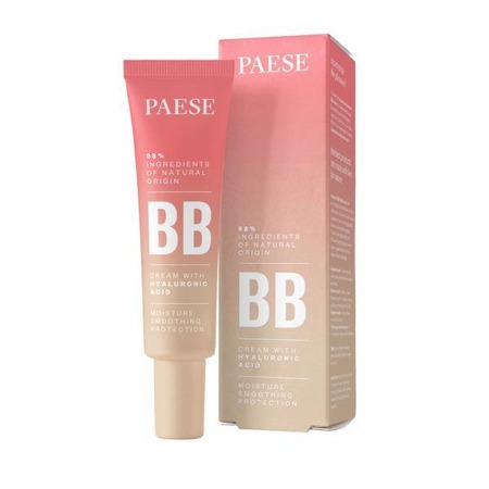 PAESE BB kremas natūralus BB kremas su hialurono rūgštimi 01 Ivory 30ml