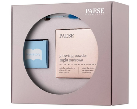 PAESE Glitter & Glee Browstory 8g + švytinti pudra Nr. 11 10g