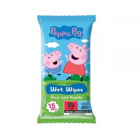 PEPPA PIG_Strawberry drėgnos servetėlės 15vnt.