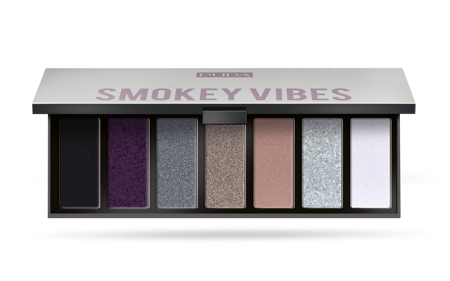 PUPA Makeup Stories kompaktinė akių šešėlių paletė 002 Smokey Vibes 13.3g