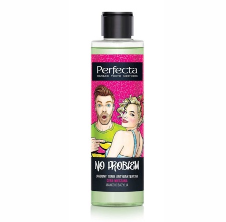 Perfecta No Problem švelnus antibakterinis tonikas mišriai odai Mango ir bazilikas 200ml