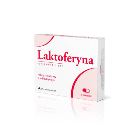 Pharmabest Laktoferinas 100mg 15 kapsulių