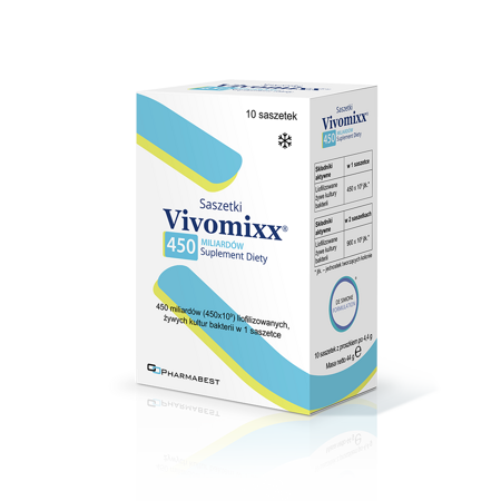 Pharmabest Vivomixx® 450 mlrd. 10 paketėlių