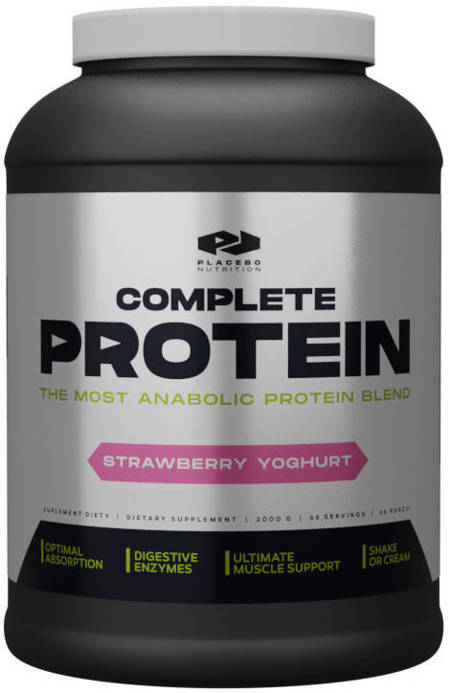 Placebo Nutrition Complete Protein Strawberry Yoghurt 450g