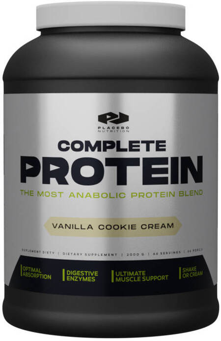 Placebo Nutrition Complete Protein Vanilla Cookie Cream 2000g