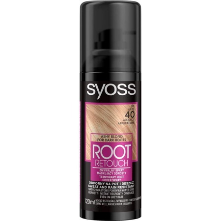 Plaunamas purškiamas purškiklis šaknims maskuoti Root Retoucher Pelenų blondinė 120ml