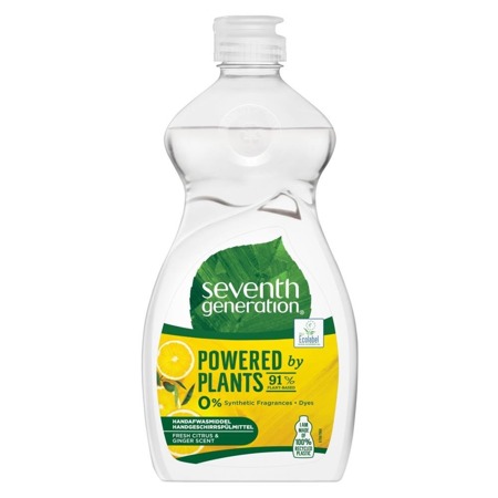 "Powered By Plants" rankų indų ploviklis "Fresh Citrus & Ginger Scent" 500ml