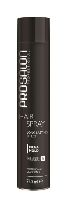 Prosalon Style Hair Spray Ilgalaikis plaukų lakas lakier do włosów Mega Hold 750ml