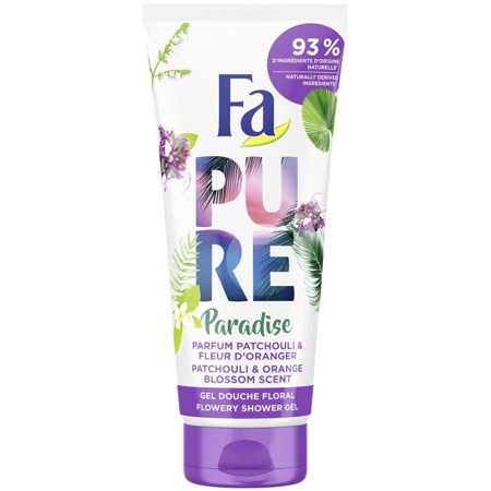 Pure Paradise dušo želė su pačiuliais ir apelsinais 200ml