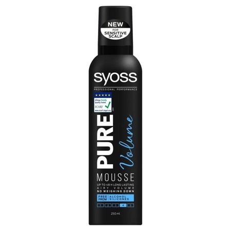 Pure Volume Mousse apimties suteikiančios plaukų putos 250ml