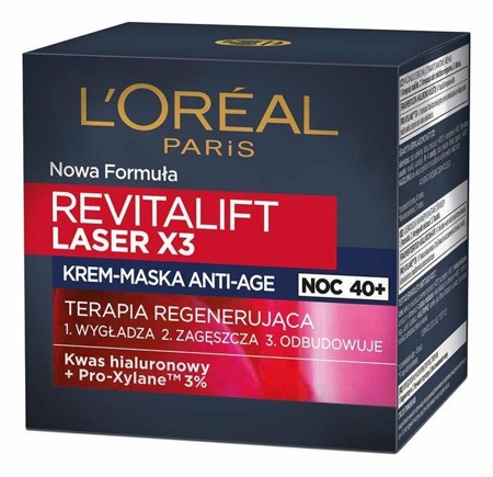 Revitalift Laser X3 Anti-Age naktinis kremas 50 ml.