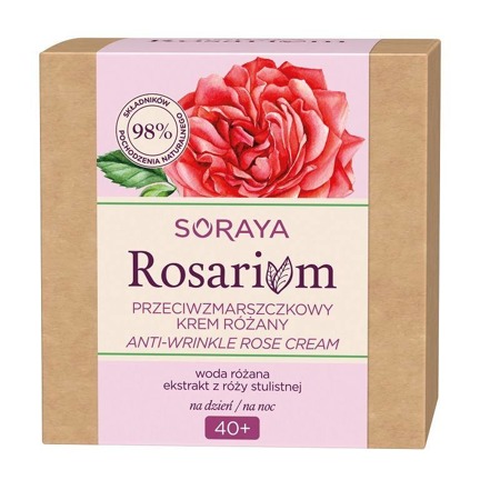 Rosarium 40+ rožinis veido kremas nuo raukšlių dieną/naktį 50ml