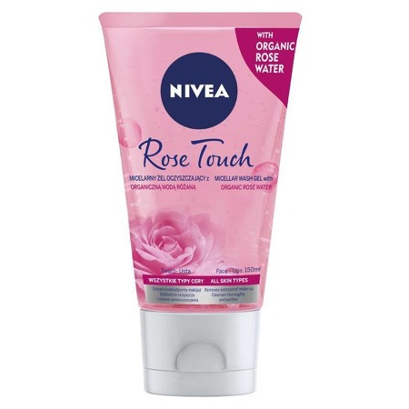 Rose Touch micelinis valomasis gelis su organiniu rožių vandeniu 150ml