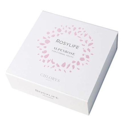 Rosylife Alpenrose For Eternal Youth senėjimą stabdantis dieninio kremo rinkinys 50ml + serumas nuo raukšlių 10ml + naktinis kremas nuo raukšlių 10ml