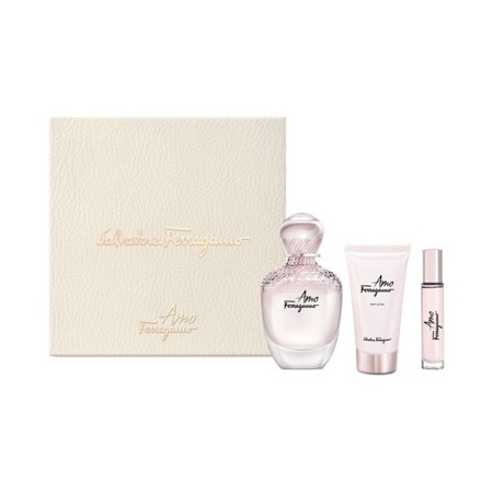 SALVATORE FERRAGAMO Amo Ferragamo EDP 100ml + Kūno losjonas 50ml + EDP 10ml