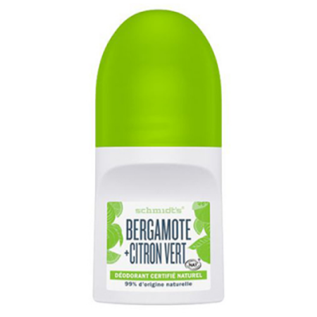 SCHMIDT'S Natūralus dezodorantas Roll-on Bergamot & Lime 50ml