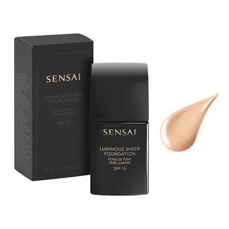 SENSAI Luminous Sheer Foundation SPF15 202 Ochros smėlio spalvos 30ml