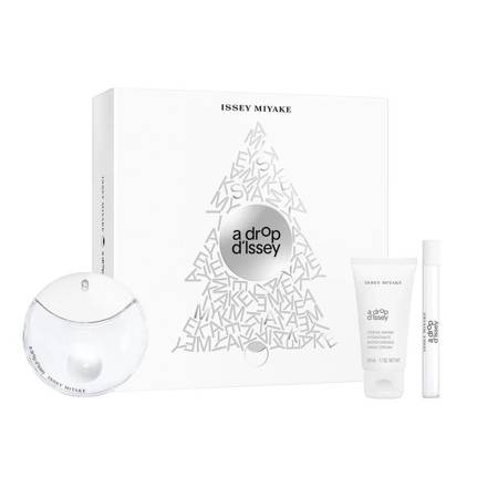 SET ISSEY MIYAKE A Drop D'issey EDP purškalas 90ml + EDP purškalas 10ml + RANKŲ KREMAS 50ml