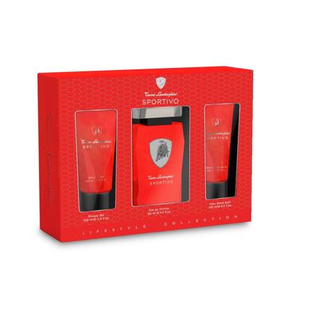 SET TONINO LAMBORGHINI Sportivo EDT purškalas 125ml + ASB 100ml + dušo želė 100ml