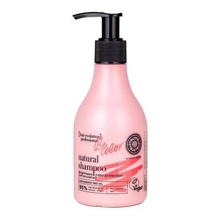 SIBERICA PROFESSIONAL_Hair Evolution Professional Be Color Brightness & Color Protection Shampoo natūralus veganiškas šampūnas dažytiems plaukams 245ml