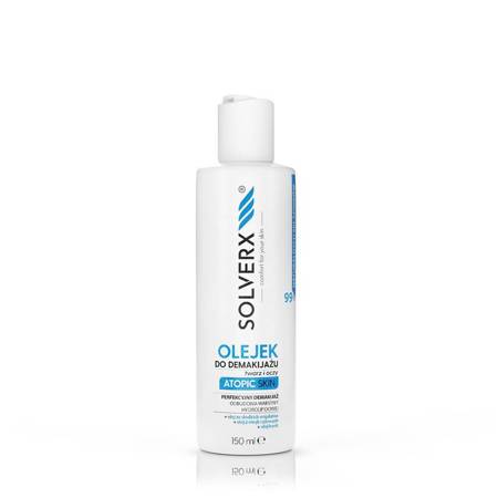 SOLVERX_Atopic Skin veido ir akių makiažo šalinimo aliejus atopinei odai 150ml