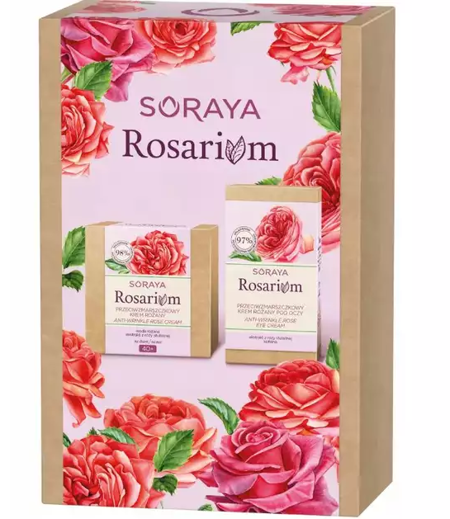 SORAYA Rosarium Rožių kremas 40+ 50ml + Rožių akių kremas 15ml