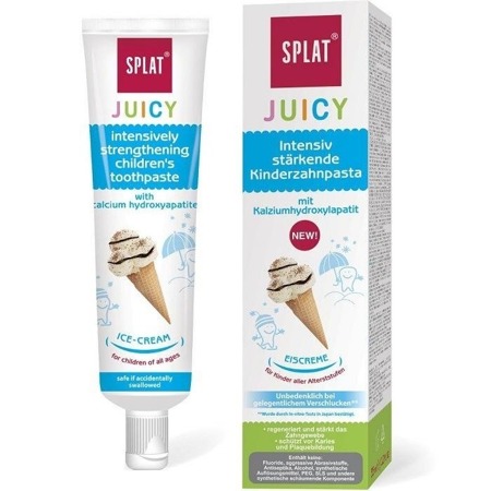 SPLAT Juicy dantų pasta vaikams su ledinukais 35ml