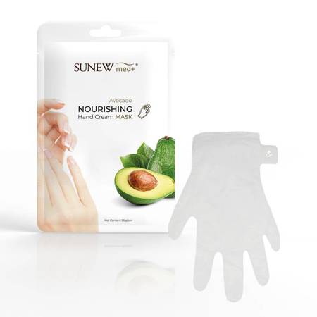 SUNEWMED_Nourishing Hand Cream Mask intensnie nawilżająco-odżywcza maska do rąk w forme rękawic Avocado