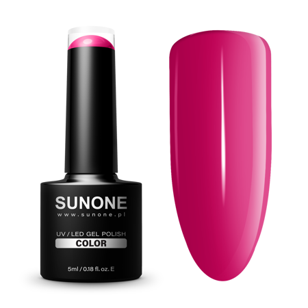 SUNONE UV/LED gelinio lako spalva R18 Ruby 5ml