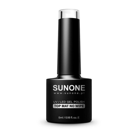 SUNONE UV/LED gelinio lako viršutinio sluoksnio matas be servetėlės 5ml