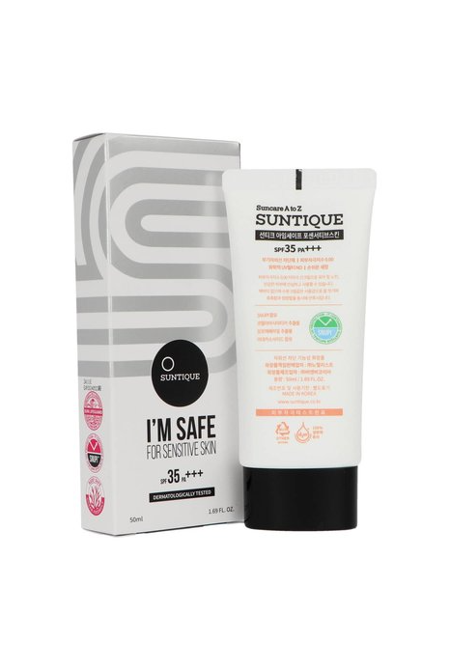 SUNTIQUE I'm Safe For Sensitive Skin SPF35+/PA++ kremas nuo saulės 50ml