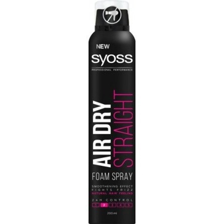 SYOSS Air Dry Straight Mousse 200ml