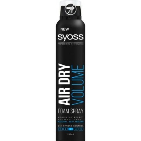 SYOSS Air Dry Volume Mousse Strong 200ml