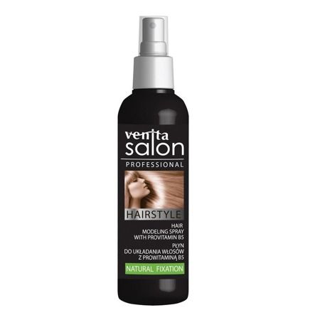 Salon Professional Hairstyle Natural Fixation Curly & Straight Hair Fluid 130ml