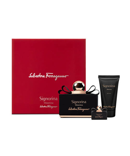 Salvatore Ferragamo Signorina Misteriosa Edp 100ml + Edp 5ml + kūno losjonas 50ml