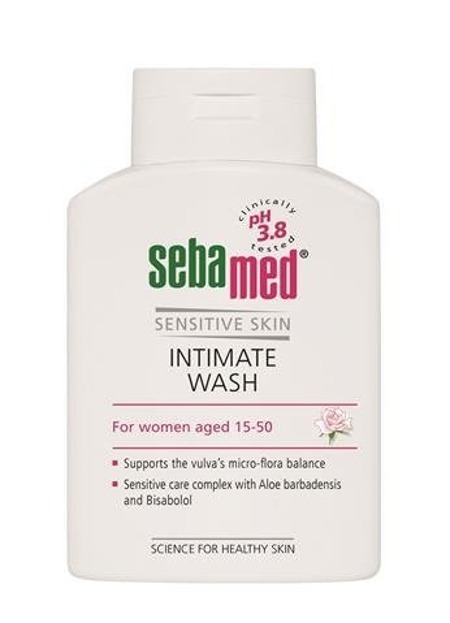 Sebamed Sensitive Skin Intimate Wash pH 3,8 intymios higienos emulsija 200ml