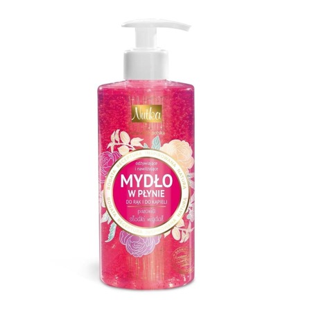 Skystas rankų ir vonios muilas Peony and Sweet Almond 400ml