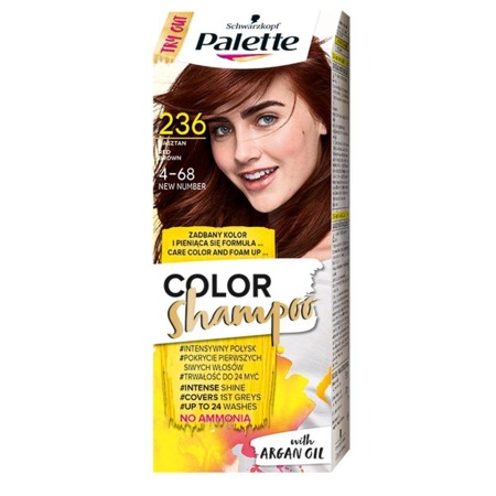 Spalvotasis šampūnas Color Shampoo, skirtas iki 24 plovimų 236 Kaštonas