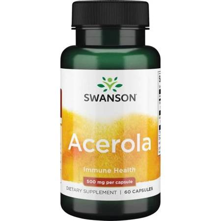 Swanson Acerola 500mg 60 kapsulių