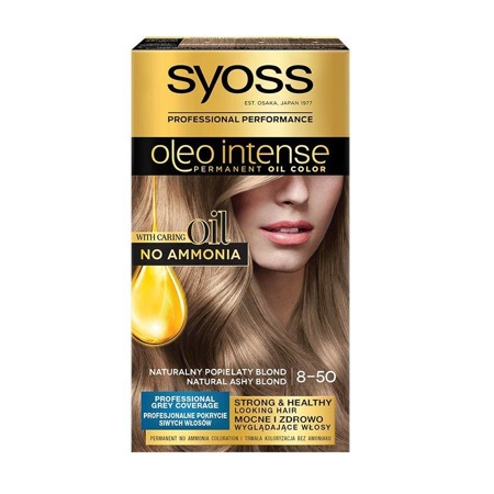 Syoss Oleo Intense 8-50 Natūrali pelenų šviesa