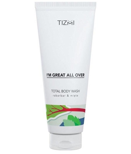 TIZMI Total Body Wash Rebarbarai ir mėtos 200ml