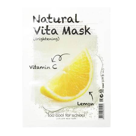 TOO COOL FOR SCHOOL_Natural Vita Mask Natūrali skaistinanti veido kaukė 23g