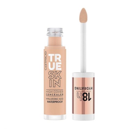 True Skin High Cover Concealer vandeniui atsparus maskuoklis veidui 020 Warm Beige 4,5ml