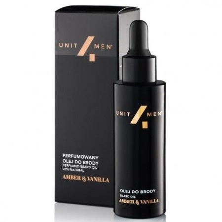 UNIT4MEN Parfumuotas barzdų aliejus Amber & Vanilla 30ml