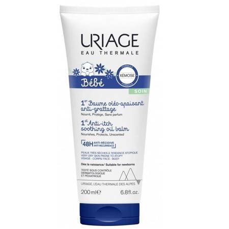 URIAGE_Bebe 1st Anti-Itch Soothing Oil Balm švelninantis balzamas nuo niežulio 200ml